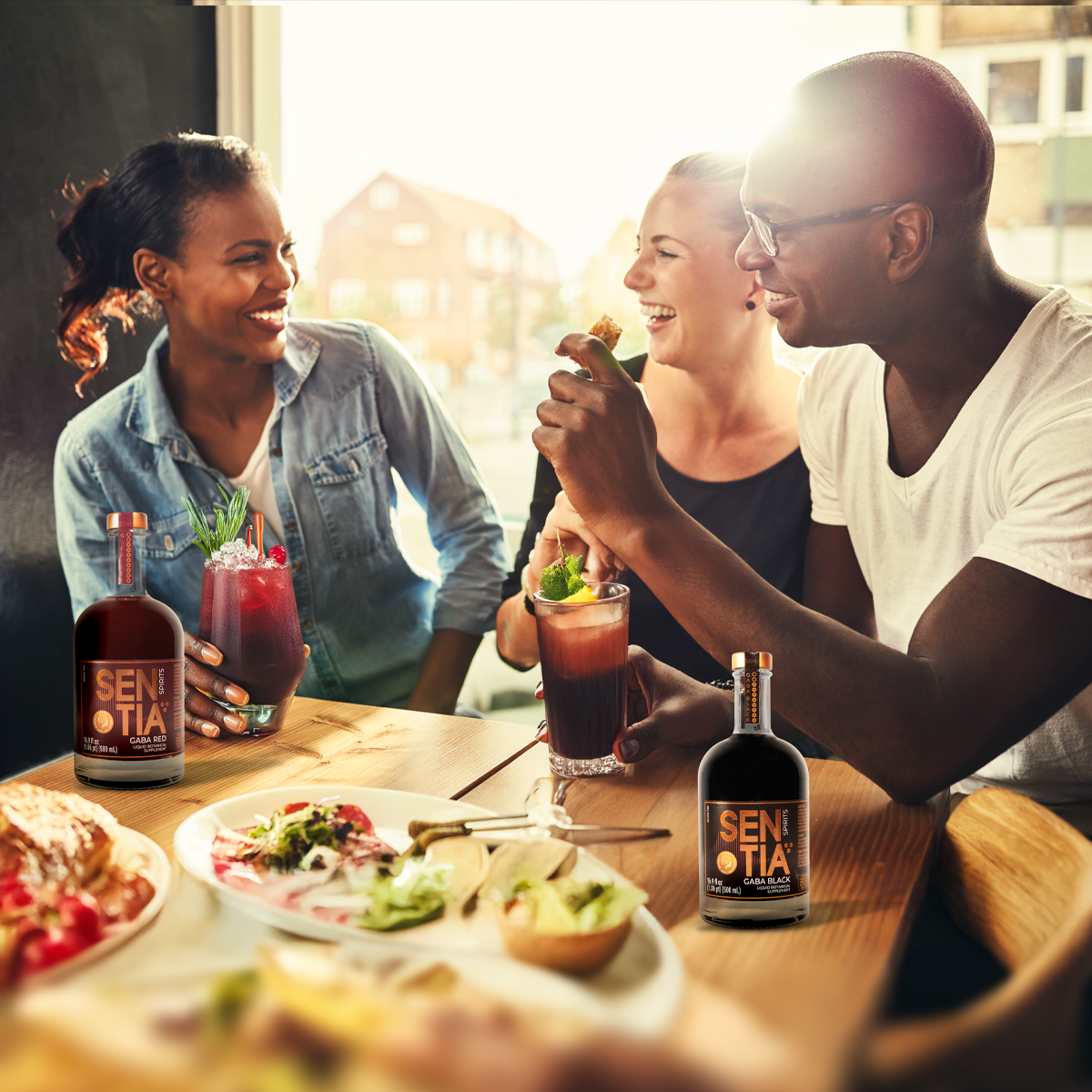 SENTIA GABA Red 500ml & GABA Black 500ml