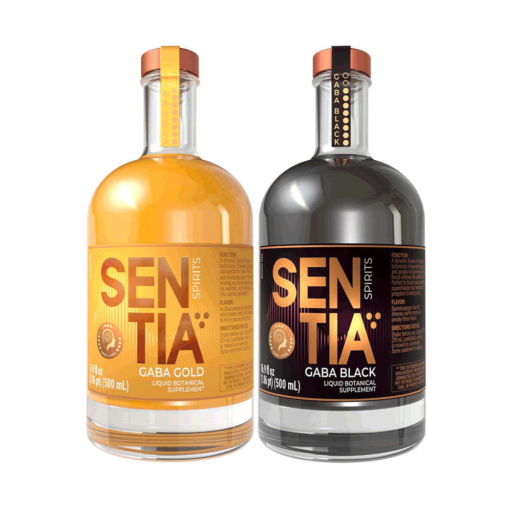 SENTIA GABA Gold 500ml & GABA Black 500ml