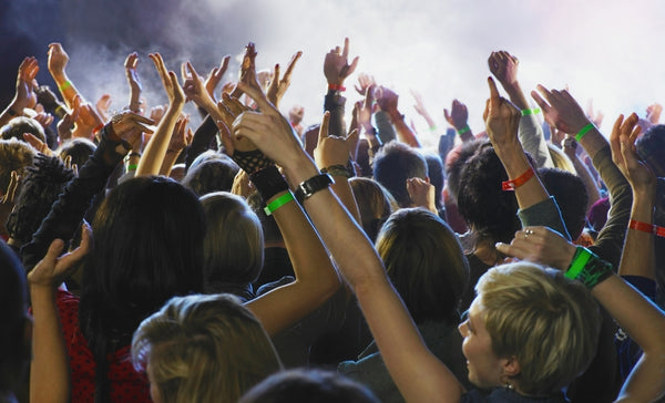 Music festival - get your hands in the air!