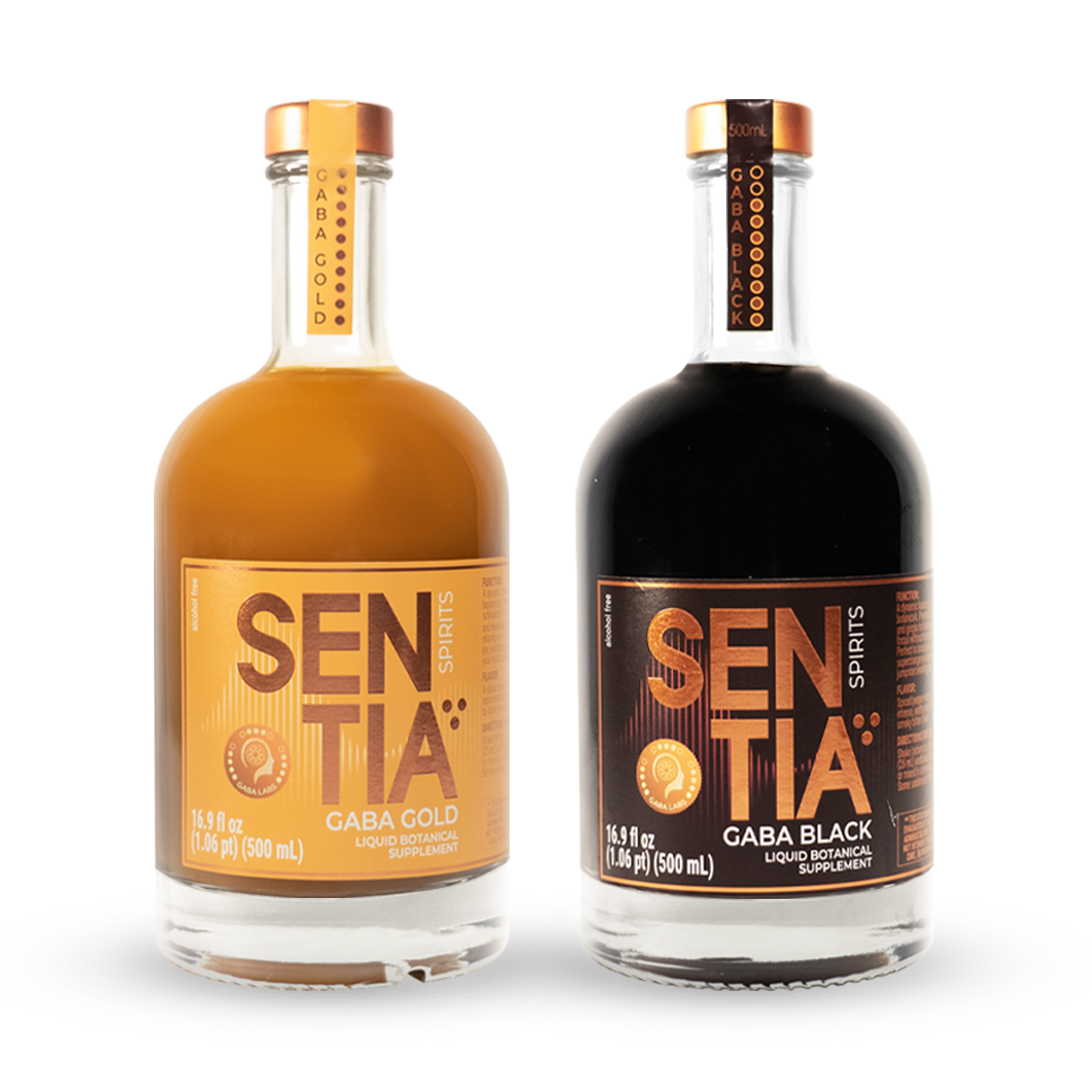 SENTIA GABA Gold 500ml & GABA Black 500ml