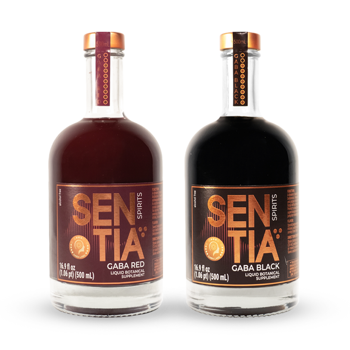 SENTIA GABA Red 500ml & GABA Black 500ml