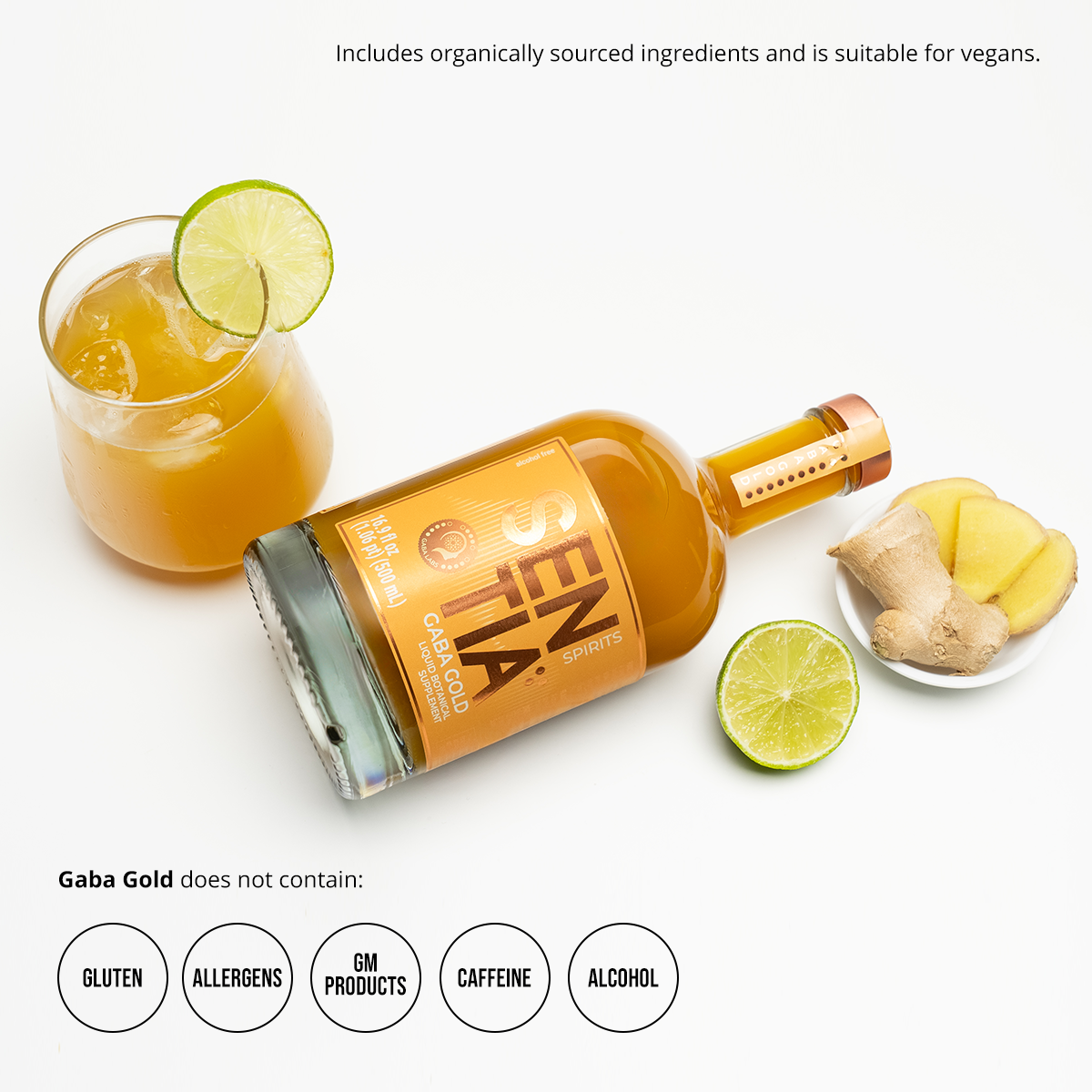 SENTIA GABA Gold 500ml & GABA Black 500ml