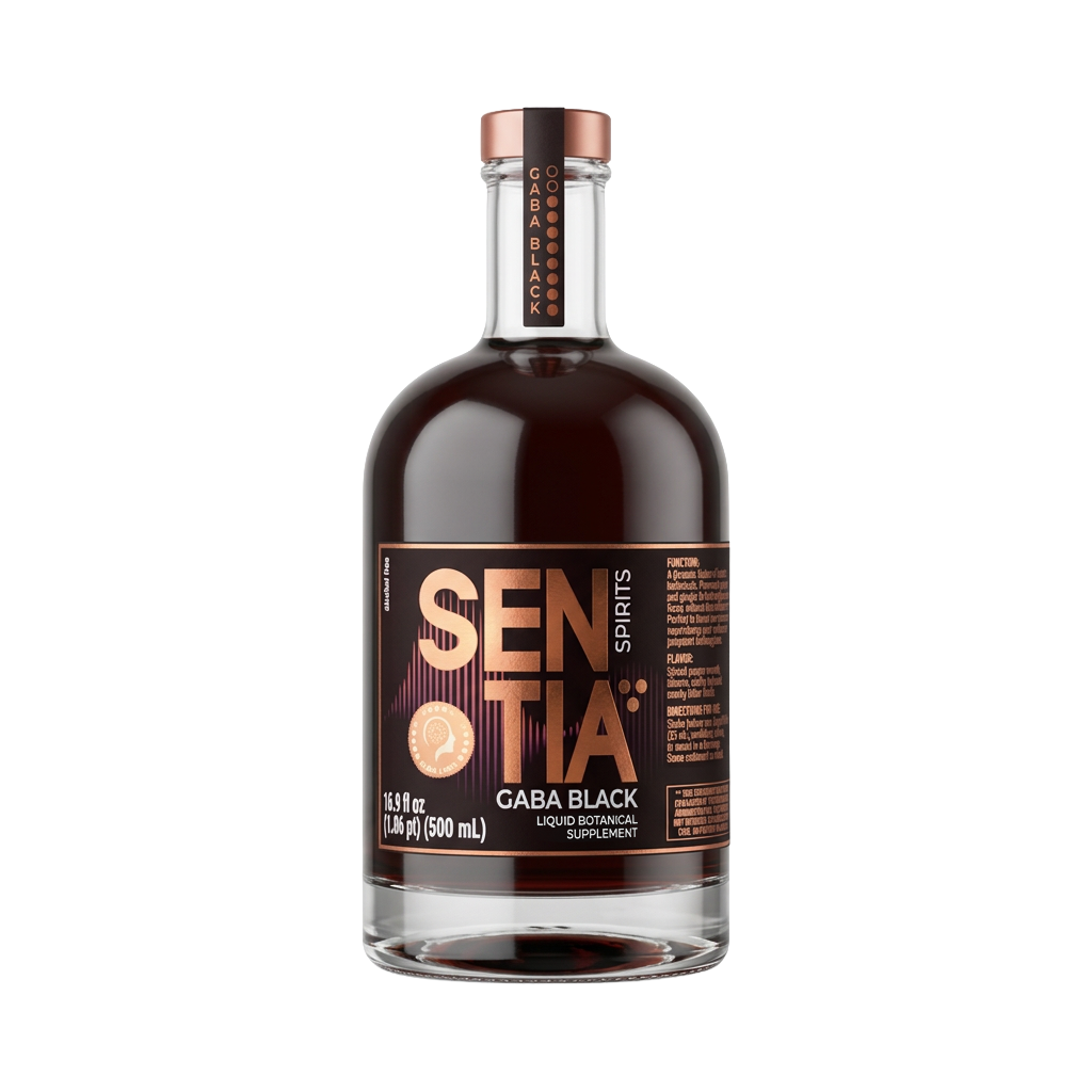 Sentia Black bottle 500ml - Alcohol-free