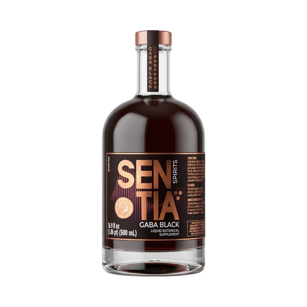 GABA Black for Focused, Social boost 0% ABV - 500ml – Sentia