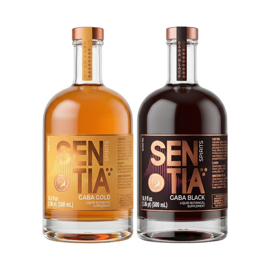 SENTIA GABA Gold 500ml & GABA Black 500ml
