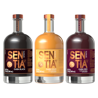 SENTIA GABA Black 500ml & GABA Gold 500ml & GABA Red 500ml