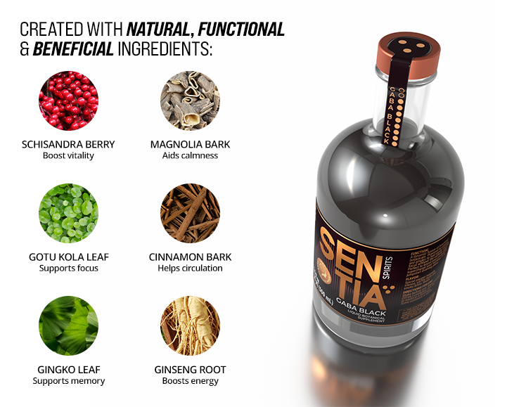 SENTIA GABA Black 500ml & GABA Gold 500ml & GABA Red 500ml