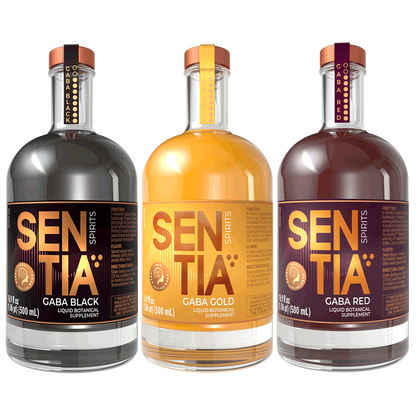 SENTIA GABA Black 500ml & GABA Gold 500ml & GABA Red 500ml
