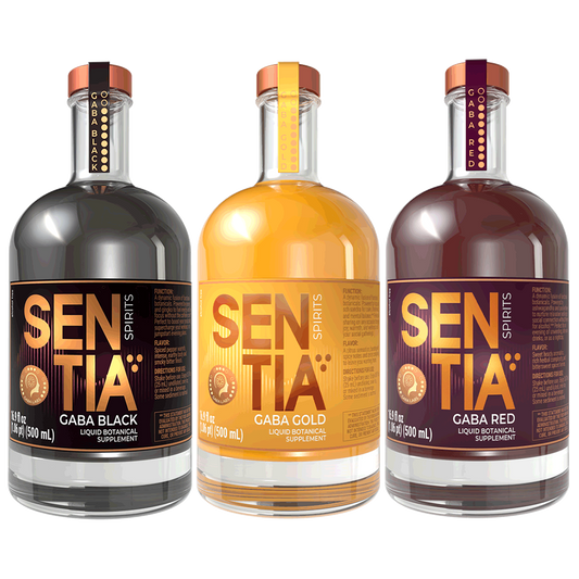 SENTIA GABA Black 500ml & GABA Gold 500ml & GABA Red 500ml