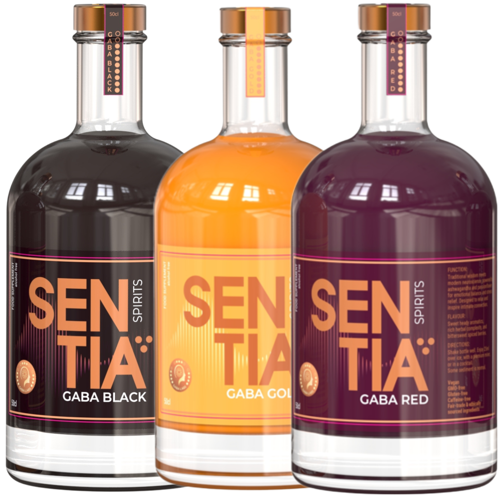 SENTIA GABA Black 500ml & GABA Gold 500ml & GABA Red 500ml